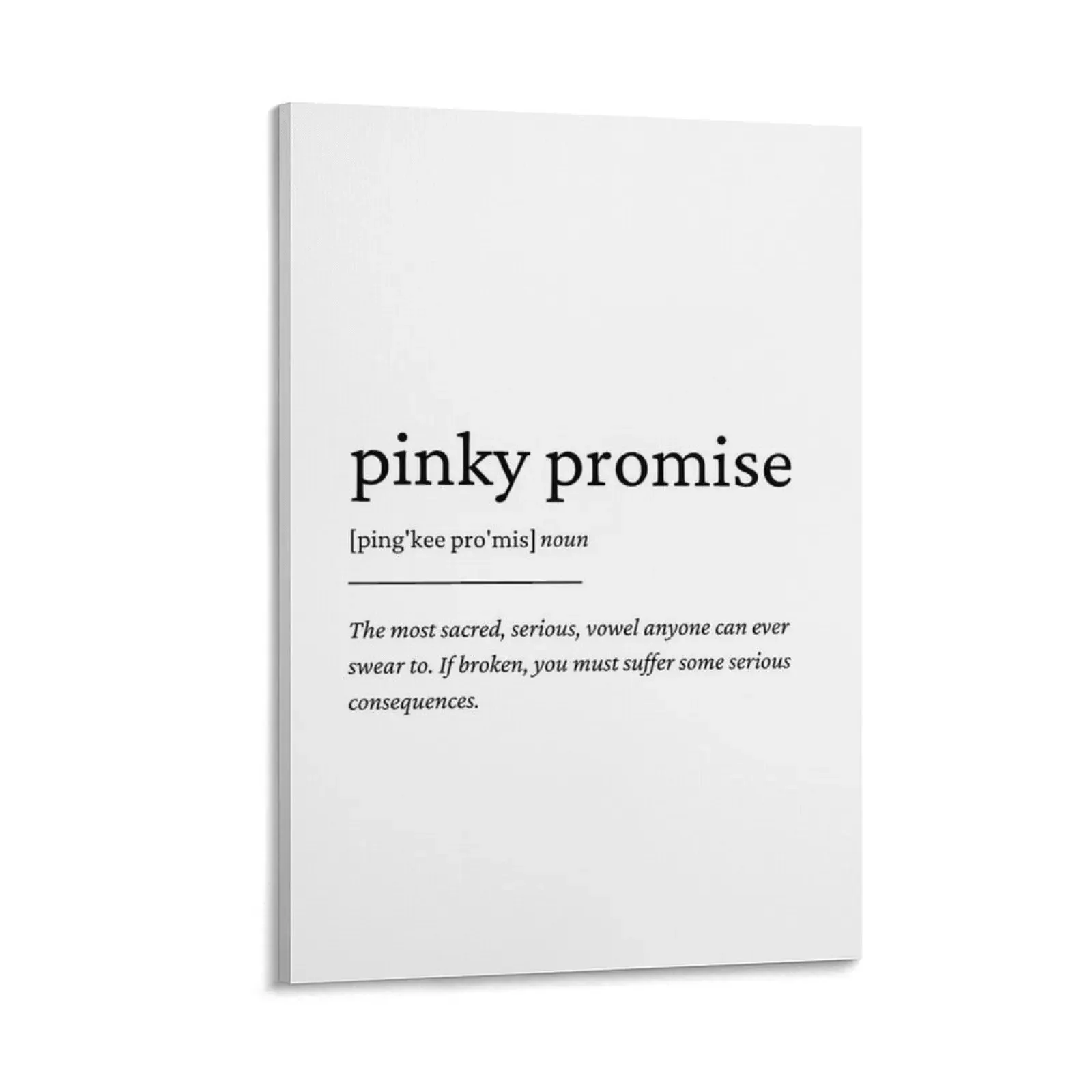 Pinky promise definition Canvas Painting pictures for wall poster mural Decoration wall anime poster
Pinky promise definition Canvas Painting pictures for wall poster mural Decoration wall anime poster