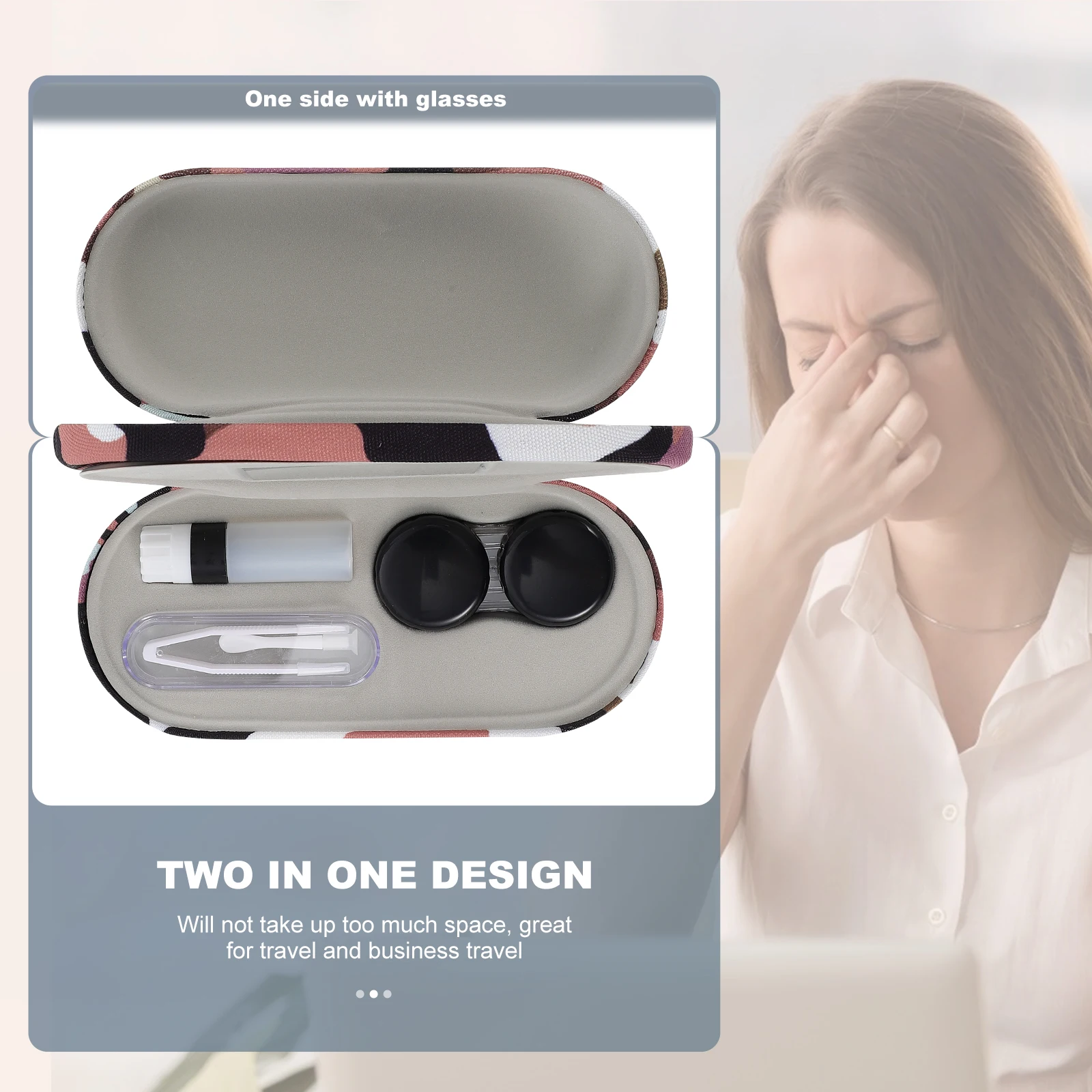Glasses Case Durable Plastic Double Layer Container Lightweight Travel Eyewear Myopia Holder Storage Solution Portable Box
Glasses Case Durable Plastic Double Layer Container Lightweight Travel Eyewear Myopia Holder Storage Solution Portable Box