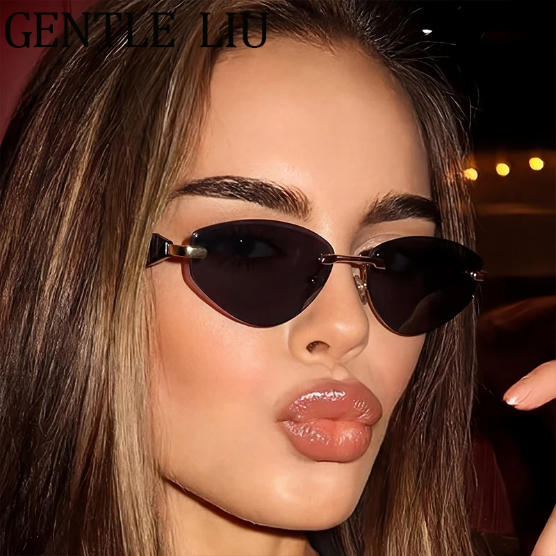 Cat Eye Rimless Polygon Sunglasses Women 2026 Luxury Designer Geometric Punk Sun Glasses Metal Shades Outdoor Fashion Eyewear
Cat Eye Rimless Polygon Sunglasses Women 2026 Luxury Designer Geometric Punk Sun Glasses Metal Shades Outdoor Fashion Eyewear