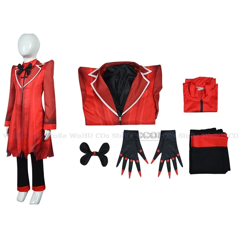 Anime hasbin Cosplay Hotel ALASTOR Angel vox Cosplay Costume Halloween Party Uniform Men Women children Jumpsuit Jacket cosplay
Anime hasbin Cosplay Hotel ALASTOR Angel vox Cosplay Costume Halloween Party Uniform Men Women children Jumpsuit Jacket cosplay