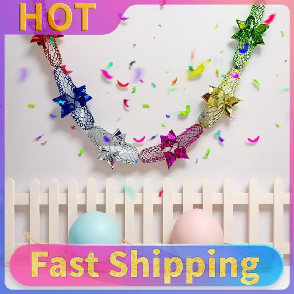 Рождественская гирлянда из металлической фольги, праздничные подвесные украшения для потолка, декор для новогодней вечеринки, украшение для дома
Рождественская гирлянда из металлической фольги, праздничные подвесные украшения для потолка, декор для новогодней вечеринки, украшение для дома