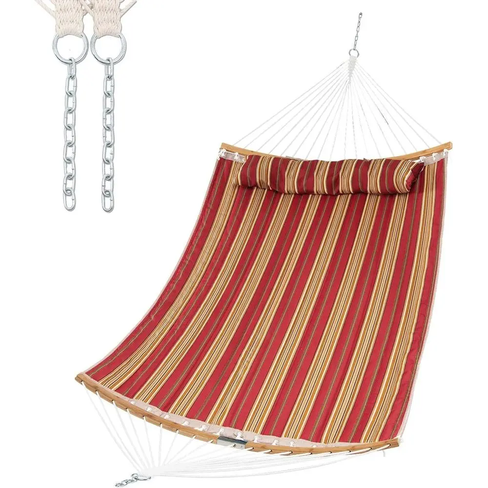 Double Person Curved Bamboo Hammock with Removable Pillow and Handcrafted Ropes
Double Person Curved Bamboo Hammock with Removable Pillow and Handcrafted Ropes