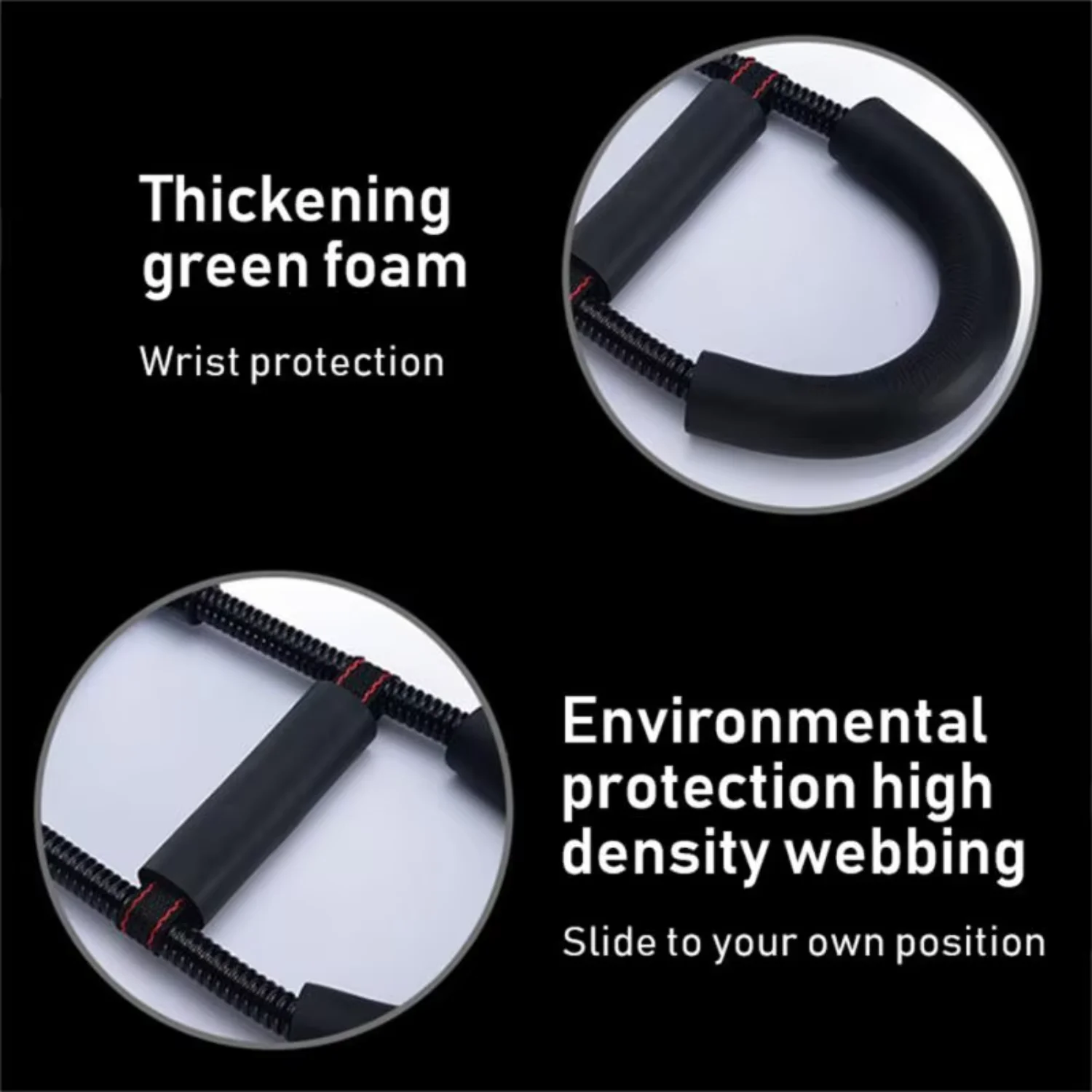 Power Wrists and Strength Exerciser Forearm Strengthener Adjustable Hand Grips Workout Arm Training
Power Wrists and Strength Exerciser Forearm Strengthener Adjustable Hand Grips Workout Arm Training