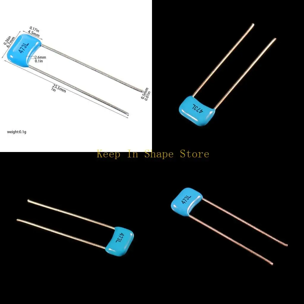 U1JC Pack of 10 Premium Capacitors Set 473L with Two Metal Pins Easy Installation
U1JC Pack of 10 Premium Capacitors Set 473L with Two Metal Pins Easy Installation