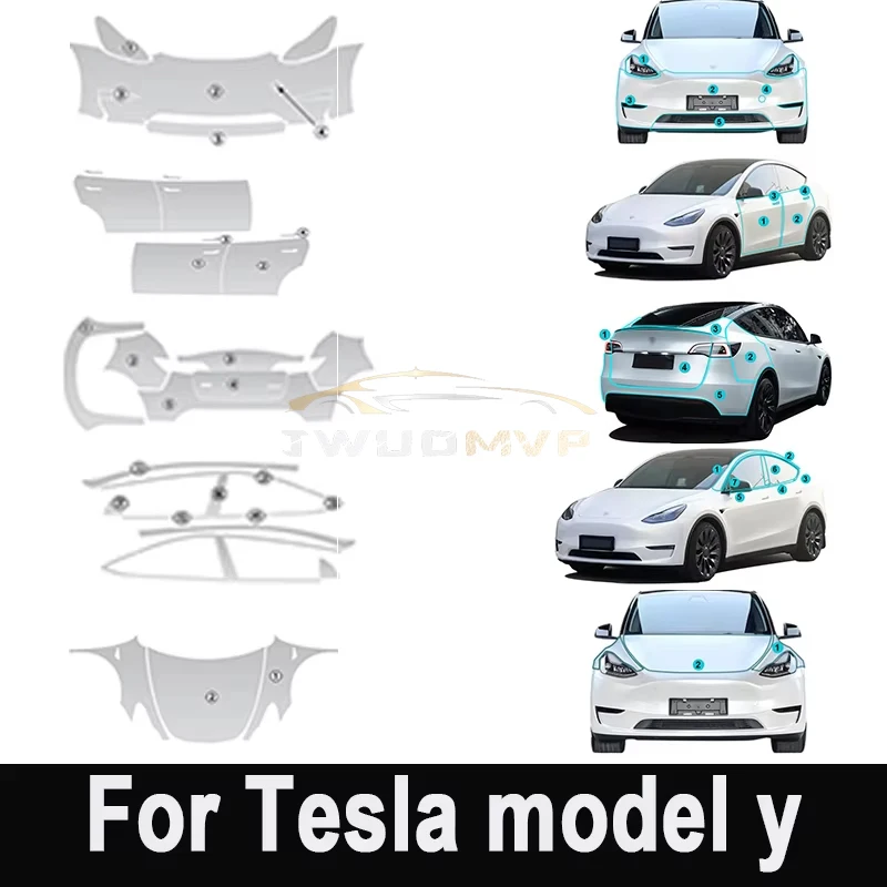 Предварительно вырезанная прозрачная глянцевая автомобильная защитная пленка из ТПУ для Tesla Model Y 2020 2021 2022 2023, устойчивая к царапинам
Предварительно вырезанная прозрачная глянцевая автомобильная защитная пленка из ТПУ для Tesla Model Y 2020 2021 2022 2023, устойчивая к царапинам