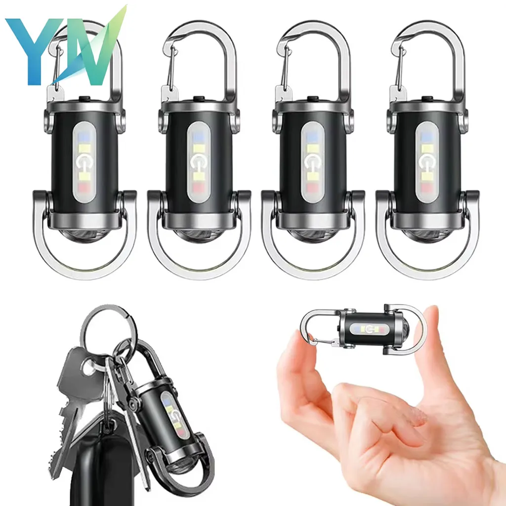 1-10PCS Mini Keychain Flashlight with Carabiner Hook Spot Flood Beam Pocket Led Light for Outdoor Travel Walking Night
1-10PCS Mini Keychain Flashlight with Carabiner Hook Spot Flood Beam Pocket Led Light for Outdoor Travel Walking Night