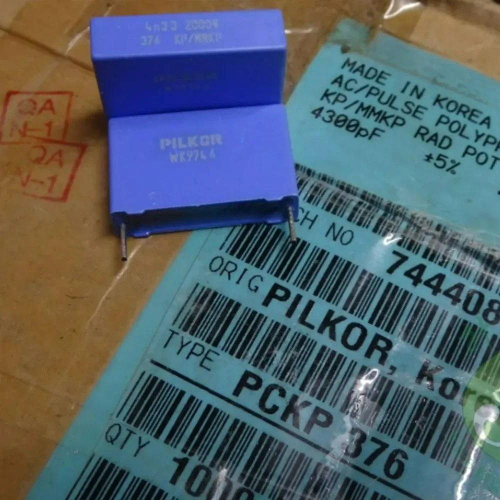 10pcs/lot MKP376 0.0043uf 2000v 4.3nF 4n3 432 J Brand New 22.5mm Film Capacitor
10pcs/lot MKP376 0.0043uf 2000v 4.3nF 4n3 432 J Brand New 22.5mm Film Capacitor