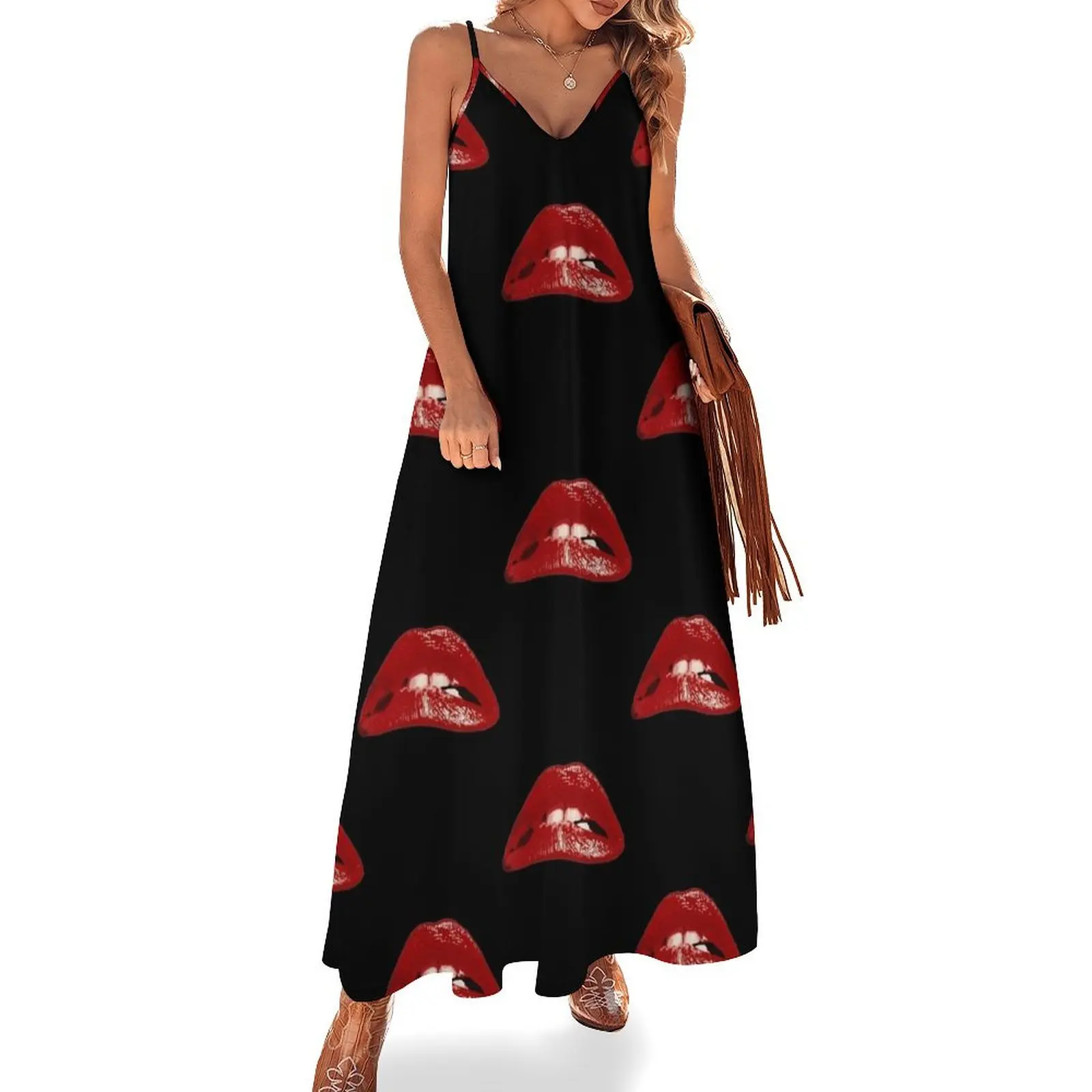 Science Fiction/Double Feature - Lips Sleeveless Long Dress dresses ladies 2025 summer festival outfit women Dress
Science Fiction/Double Feature - Lips Sleeveless Long Dress dresses ladies 2025 summer festival outfit women Dress