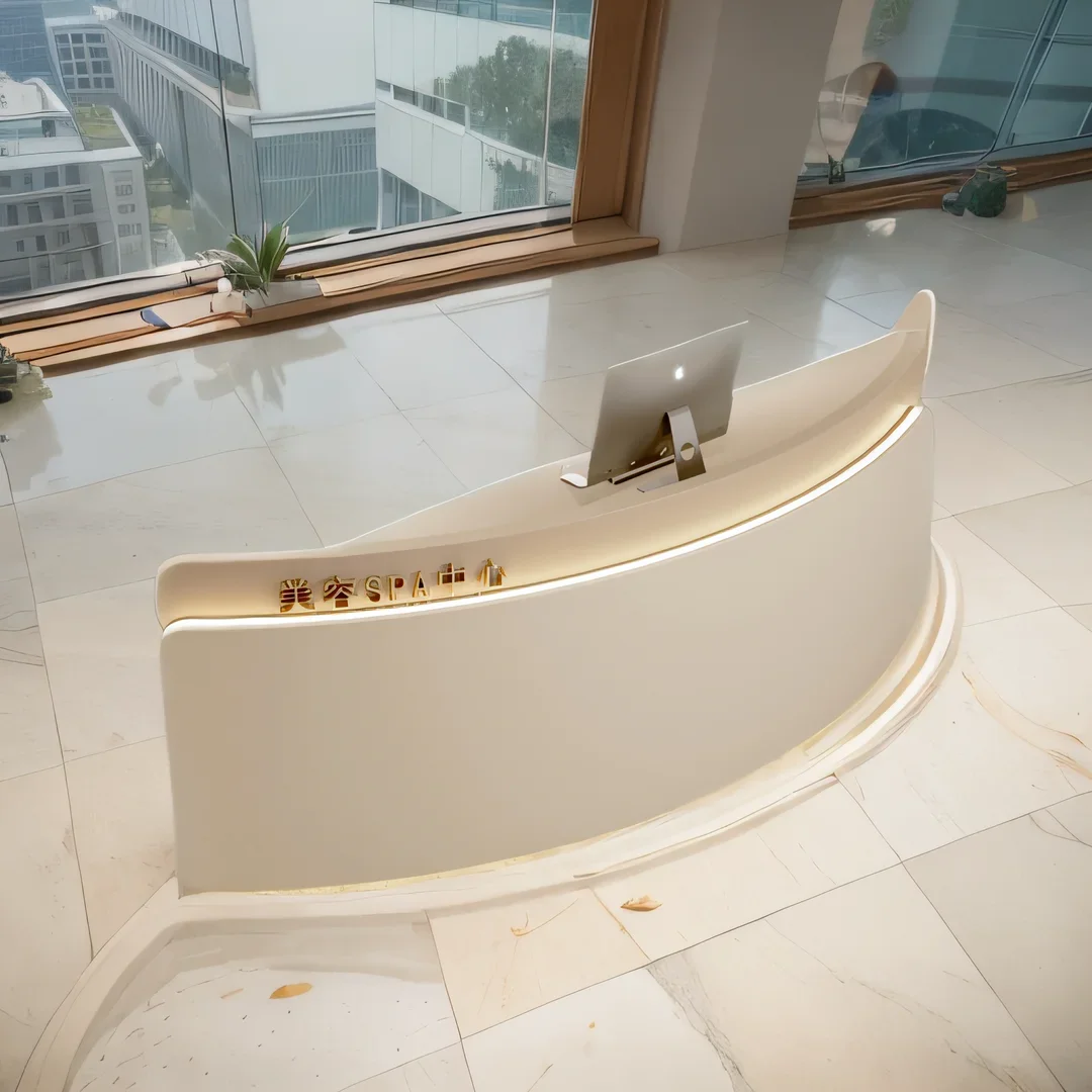 Counter Table Salon Reception Desk Luxury Receptionist Front Atelier Bar Furniture Office Secretary Empfangstheke Luxurious Help
Counter Table Salon Reception Desk Luxury Receptionist Front Atelier Bar Furniture Office Secretary Empfangstheke Luxurious Help