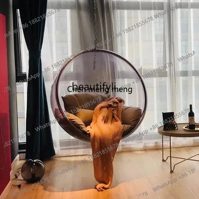 LHY26 ss New style NN Ball Bubble Chair Hanging Basket Space Capsule Hemisphere Acrylic Transparent Swing Indoor Outdoor Bird's
LHY26 ss New style NN Ball Bubble Chair Hanging Basket Space Capsule Hemisphere Acrylic Transparent Swing Indoor Outdoor Bird's