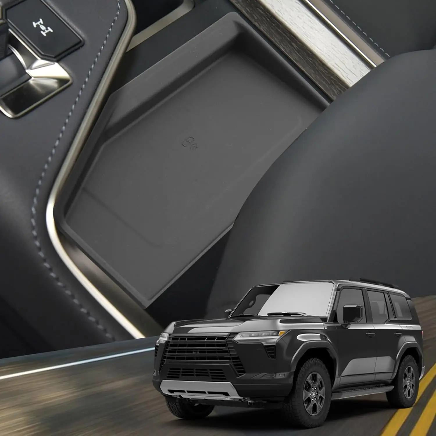 RUNROAD for 2024 2025 Lexus GX550 Wireless Charging Pad Mat for Car Accessories, Center Console Wireless Charging Silicone Pad
RUNROAD for 2024 2025 Lexus GX550 Wireless Charging Pad Mat for Car Accessories, Center Console Wireless Charging Silicone Pad