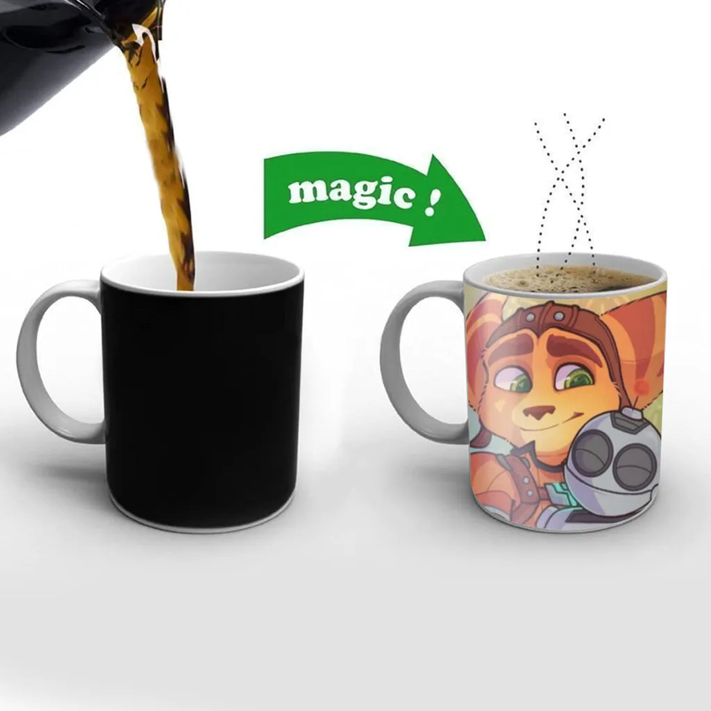 R-Ratchet and Clank Game Classic Vintage Friends Birthday Gifts Color Changing Magic Ceramic Creative Coffee Mugs Tea Cups
R-Ratchet and Clank Game Classic Vintage Friends Birthday Gifts Color Changing Magic Ceramic Creative Coffee Mugs Tea Cups
