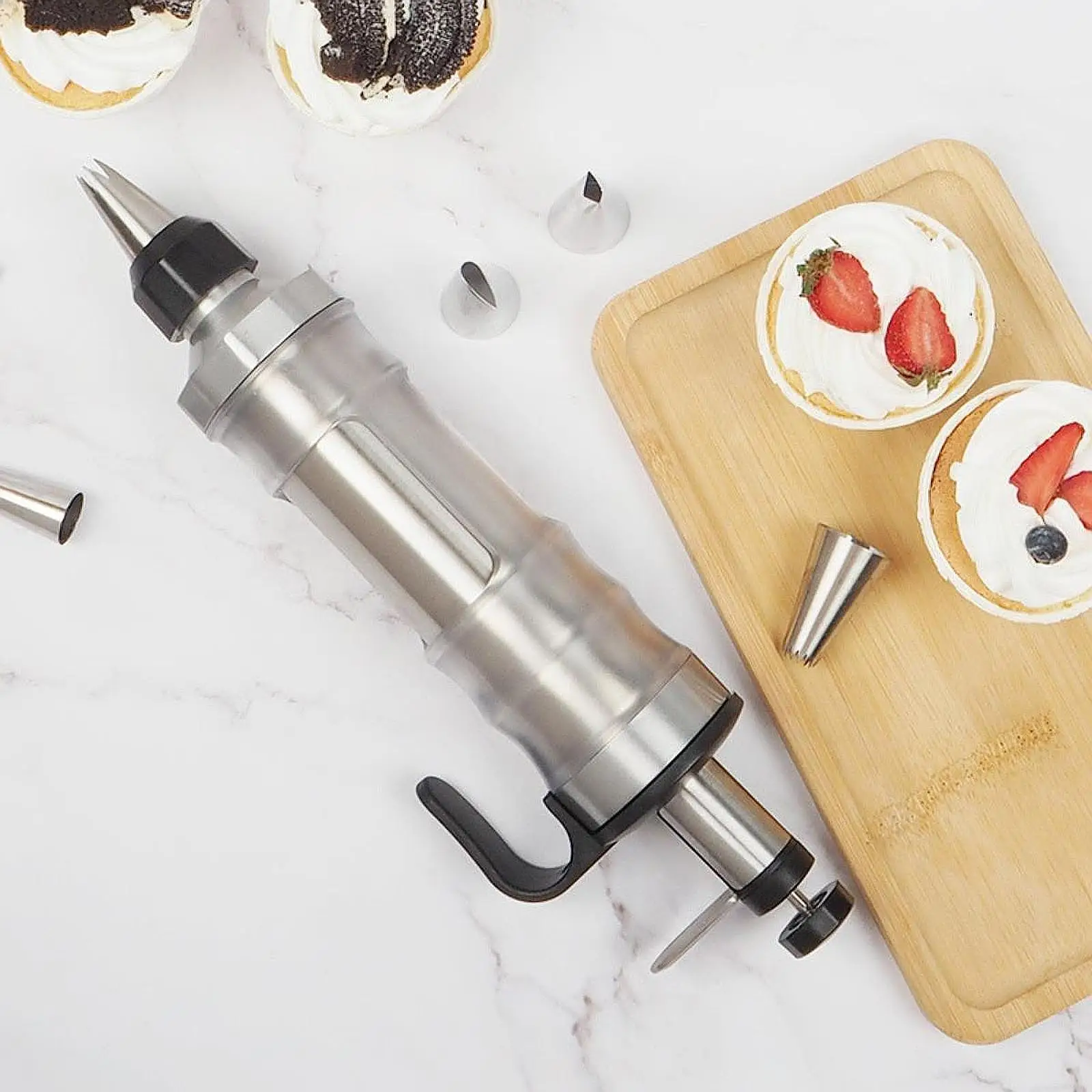 Cake Decorating Kits Multipurpose Icing Piping Kit for Candy Making Cookies
Cake Decorating Kits Multipurpose Icing Piping Kit for Candy Making Cookies