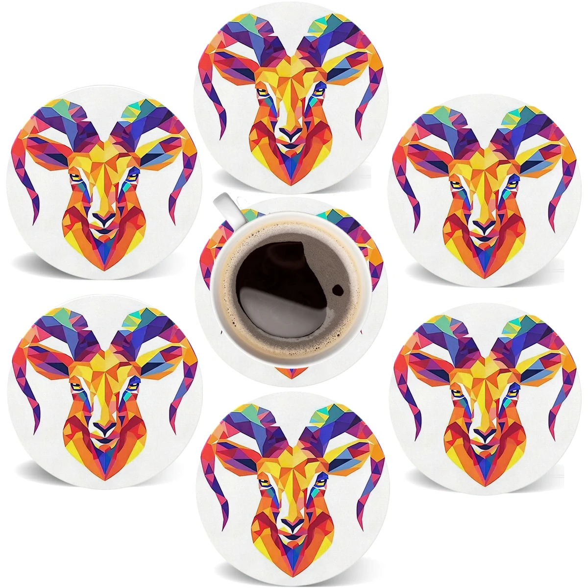 6Pcs 2D Flat Round Heat Resistant Wooden Mat Drink Cup Coasters Coffee Hot Drink Mug Table Placemat Car Kitchen Accessories
6Pcs 2D Flat Round Heat Resistant Wooden Mat Drink Cup Coasters Coffee Hot Drink Mug Table Placemat Car Kitchen Accessories