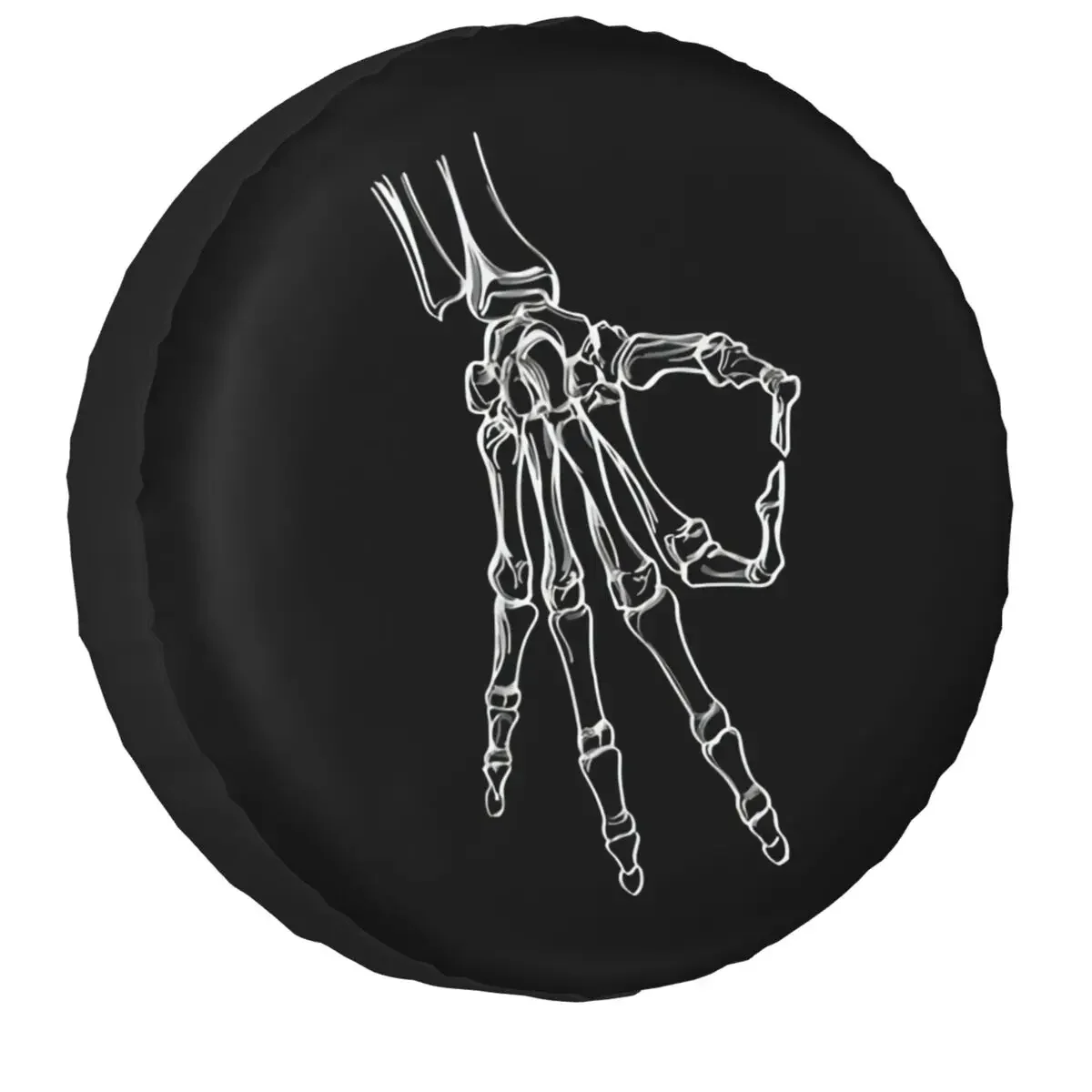 Custom Circle Game Skull Skeleton Finger Spare Tire Cover For Honda CRV 4WD 4x4 RV Car Wheel Protector 14" 15" 16" 17" Inch
Custom Circle Game Skull Skeleton Finger Spare Tire Cover For Honda CRV 4WD 4x4 RV Car Wheel Protector 14" 15" 16" 17" Inch
