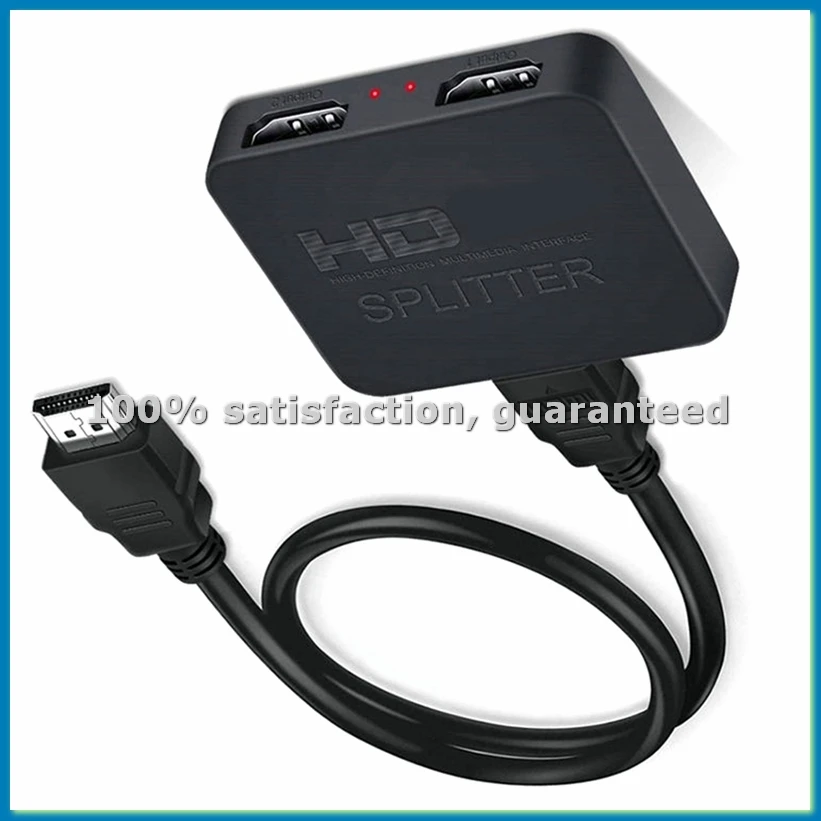 4K UHD -Compatible Splitter 2.0 1x2 HD Splitter HDCP 2.2 HDR Splitter 4K HD 2.0 Splitter for DVD
4K UHD -Compatible Splitter 2.0 1x2 HD Splitter HDCP 2.2 HDR Splitter 4K HD 2.0 Splitter for DVD