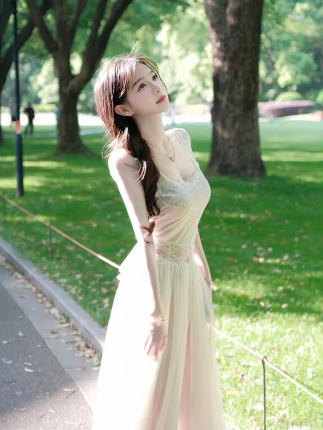 Sweet And Gentle Summer Dress Vacation Style Strapless Waist Cinched Slimming Fairy Long Dress Cotton Blend Elegant Lace Dress
Sweet And Gentle Summer Dress Vacation Style Strapless Waist Cinched Slimming Fairy Long Dress Cotton Blend Elegant Lace Dress
