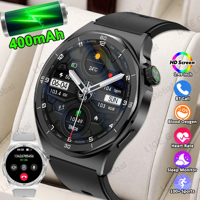 LIGE New Smart Watch 400mAh Men 100+ Sports Modes Health Monitor Man Watches Make Answer Call Voice Assistant Men's Smartwatches
LIGE New Smart Watch 400mAh Men 100+ Sports Modes Health Monitor Man Watches Make Answer Call Voice Assistant Men's Smartwatches