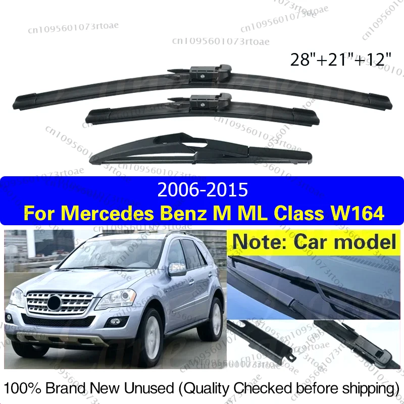 Windscreen Wiper Blades For Mercedes Benz M ML Class W164 Front Rear Window 2006 2007 2008 2009 2010 2011 2012 2013 2014 2015
Windscreen Wiper Blades For Mercedes Benz M ML Class W164 Front Rear Window 2006 2007 2008 2009 2010 2011 2012 2013 2014 2015