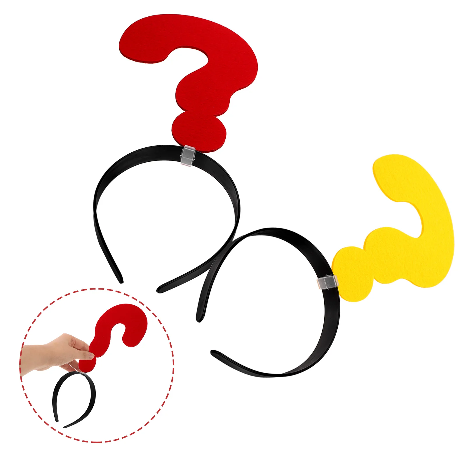 2 Pcs Headgear Funny Headband Child Headbands Exclamation Mark Hair Plastic Party
2 Pcs Headgear Funny Headband Child Headbands Exclamation Mark Hair Plastic Party