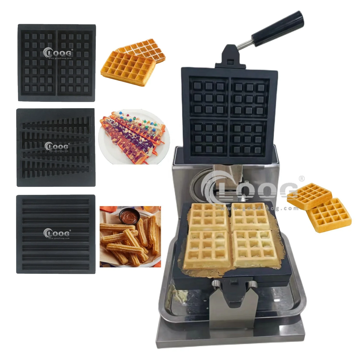 Professional Electric 4-Slice Mini Square Korean Waffle Maker Commercial Removable Plates For Household Hotel Use For Small
Professional Electric 4-Slice Mini Square Korean Waffle Maker Commercial Removable Plates For Household Hotel Use For Small