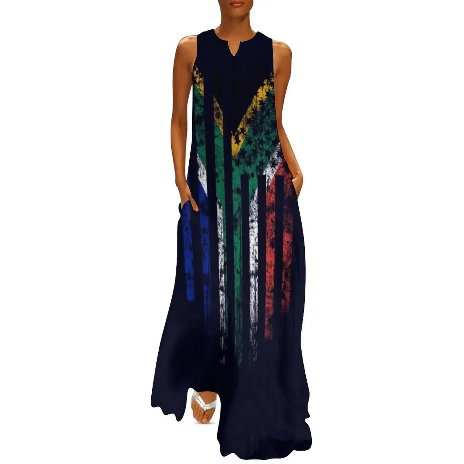 South Africa and America Flag Combo Distressed Design Long Dress ladies dresses for women 2025 Dress
South Africa and America Flag Combo Distressed Design Long Dress ladies dresses for women 2025 Dress