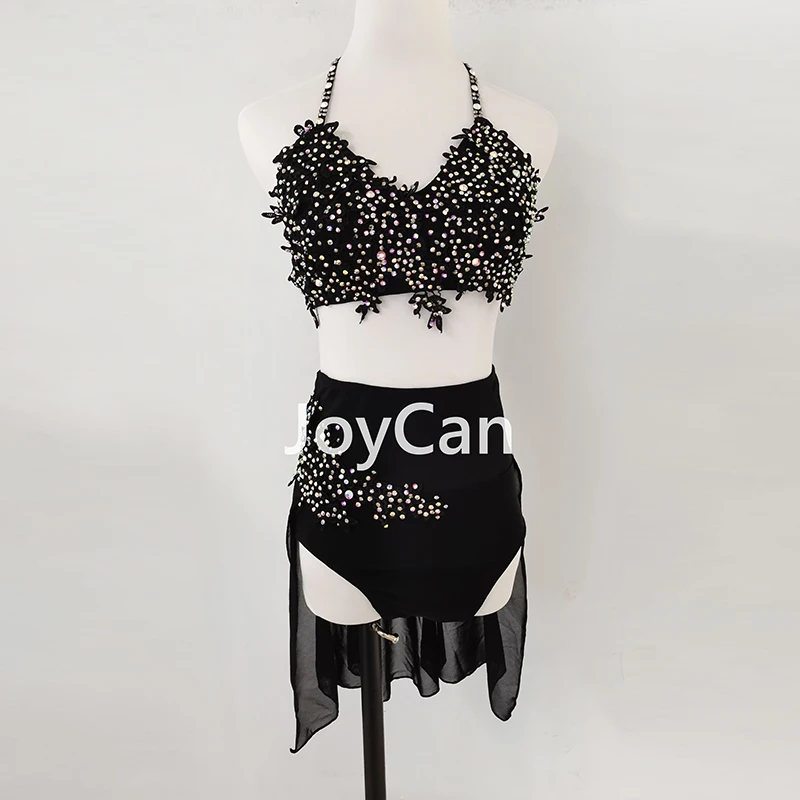 JoyCan Lyrical Dance Dress Black Jazz Dance Costume Pole Dancing Clothes Girl Performance Training
JoyCan Lyrical Dance Dress Black Jazz Dance Costume Pole Dancing Clothes Girl Performance Training