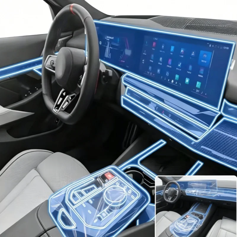 Car Ashboard Multimedia Navigation Transparent Anti-Scratch Protection Film 2025 Accessories For BMW M5
Car Ashboard Multimedia Navigation Transparent Anti-Scratch Protection Film 2025 Accessories For BMW M5