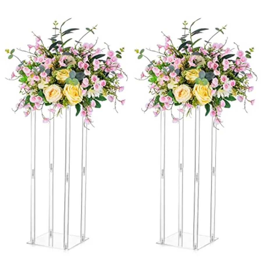 Wedding Centerpieces Acrylic Vases - Pcs 3.6 inch Tall Flower Vase Flowers Stand for Party Tables Decorations - Elegant Bulk We
Wedding Centerpieces Acrylic Vases - Pcs 3.6 inch Tall Flower Vase Flowers Stand for Party Tables Decorations - Elegant Bulk We
