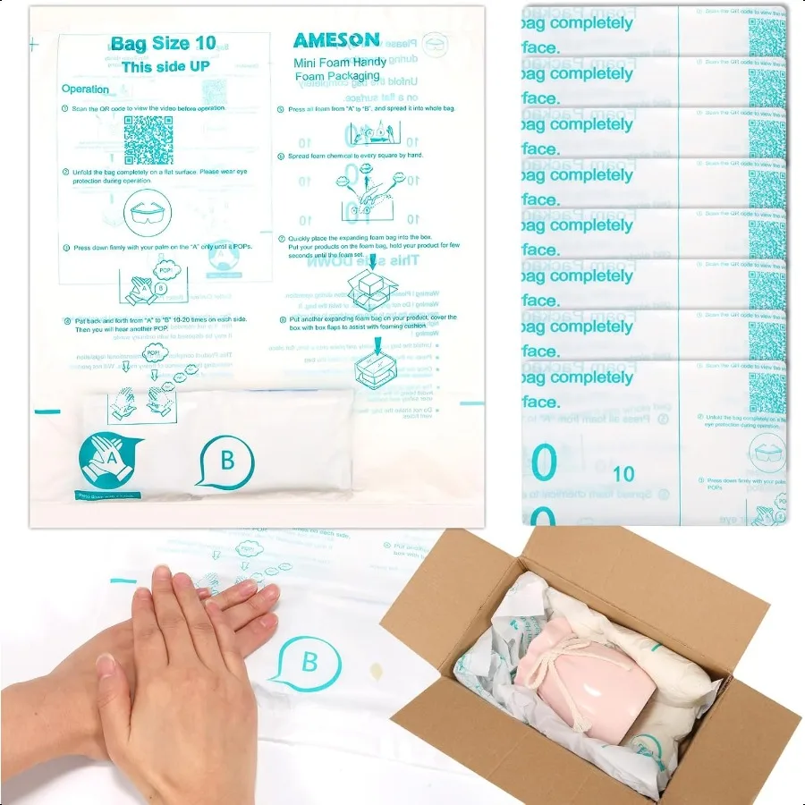 20 Pack 14x16 Expanding Foam Packaging Cushioning Foam Pouches Expanding for PC Electronic Components Equipment Fragile Items S
20 Pack 14x16 Expanding Foam Packaging Cushioning Foam Pouches Expanding for PC Electronic Components Equipment Fragile Items S