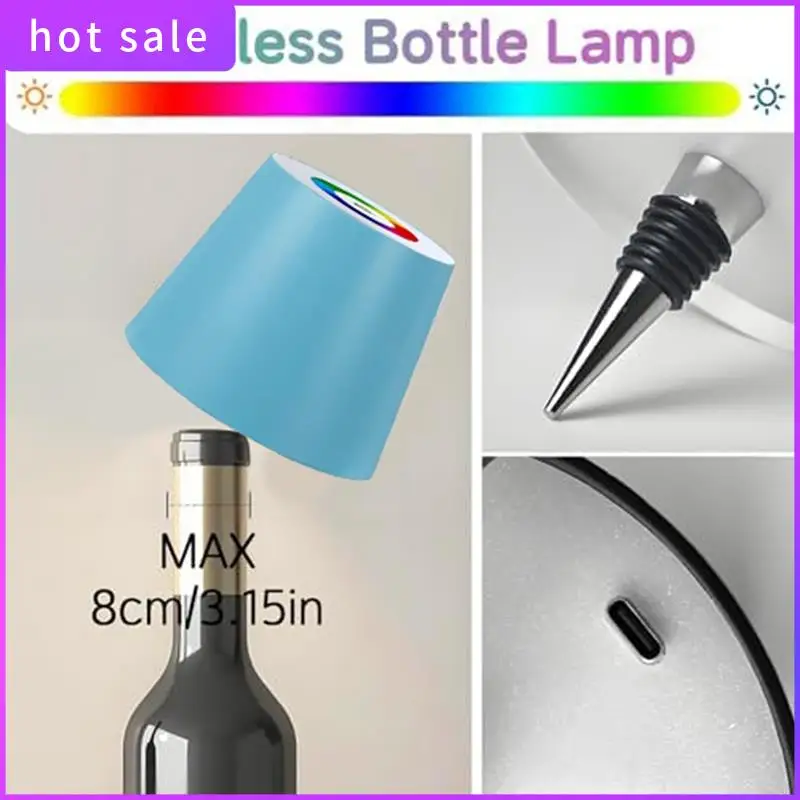 2 PCS Wireless Bottle Lamp RGB Modes & 3 Color Stepless Dimming Bottle Lamp Shade For Parties Bars Restaurants Pink
2 PCS Wireless Bottle Lamp RGB Modes & 3 Color Stepless Dimming Bottle Lamp Shade For Parties Bars Restaurants Pink