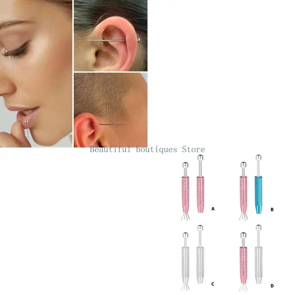 U4LF Pack Of 2 Stainless Steel Piercing Needle Grabber Tool For Jewelry Making And Body Piercing With 4 Styles Addition
U4LF Pack Of 2 Stainless Steel Piercing Needle Grabber Tool For Jewelry Making And Body Piercing With 4 Styles Addition