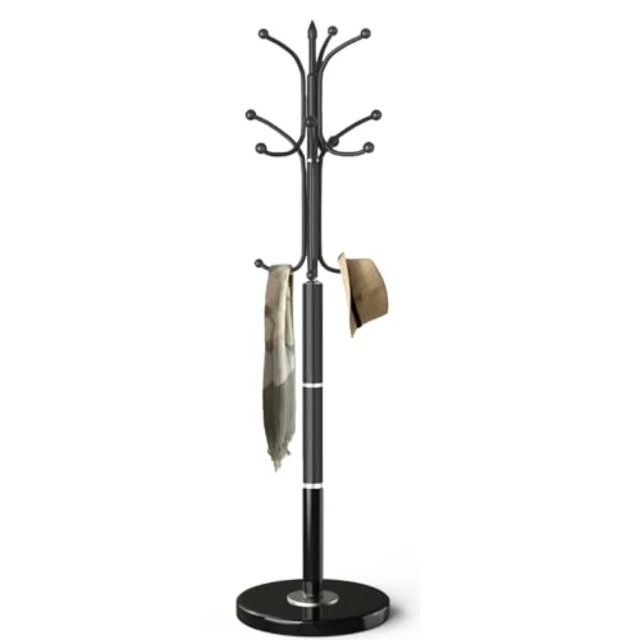 Coat Rack with Natural Marble Base Metal Modern Coat Racks Freestanding Coat Rack Stand with 12 Hooks Coat Tree Hats Hanger Sta
Coat Rack with Natural Marble Base Metal Modern Coat Racks Freestanding Coat Rack Stand with 12 Hooks Coat Tree Hats Hanger Sta