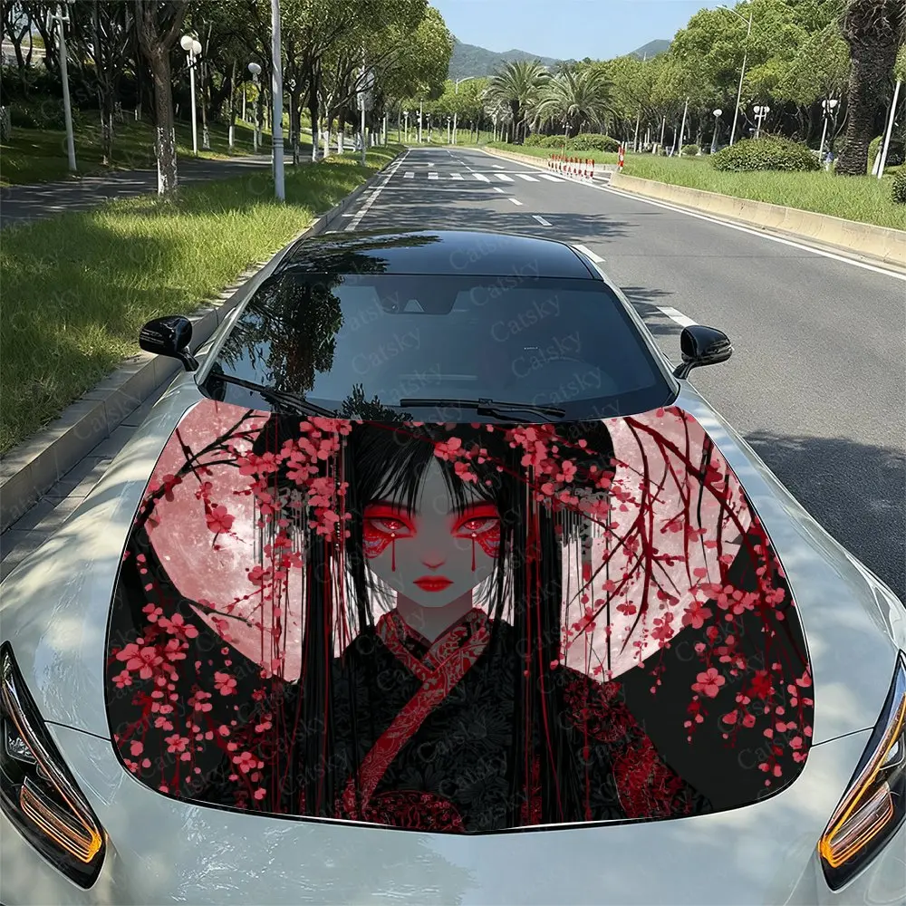 Evil Kimono Girl Car Hood Film Self-adhesive Sticker Waterproof And Scratch Resistant, Suitable For Most Vehicles, Decorations,
Evil Kimono Girl Car Hood Film Self-adhesive Sticker Waterproof And Scratch Resistant, Suitable For Most Vehicles, Decorations,