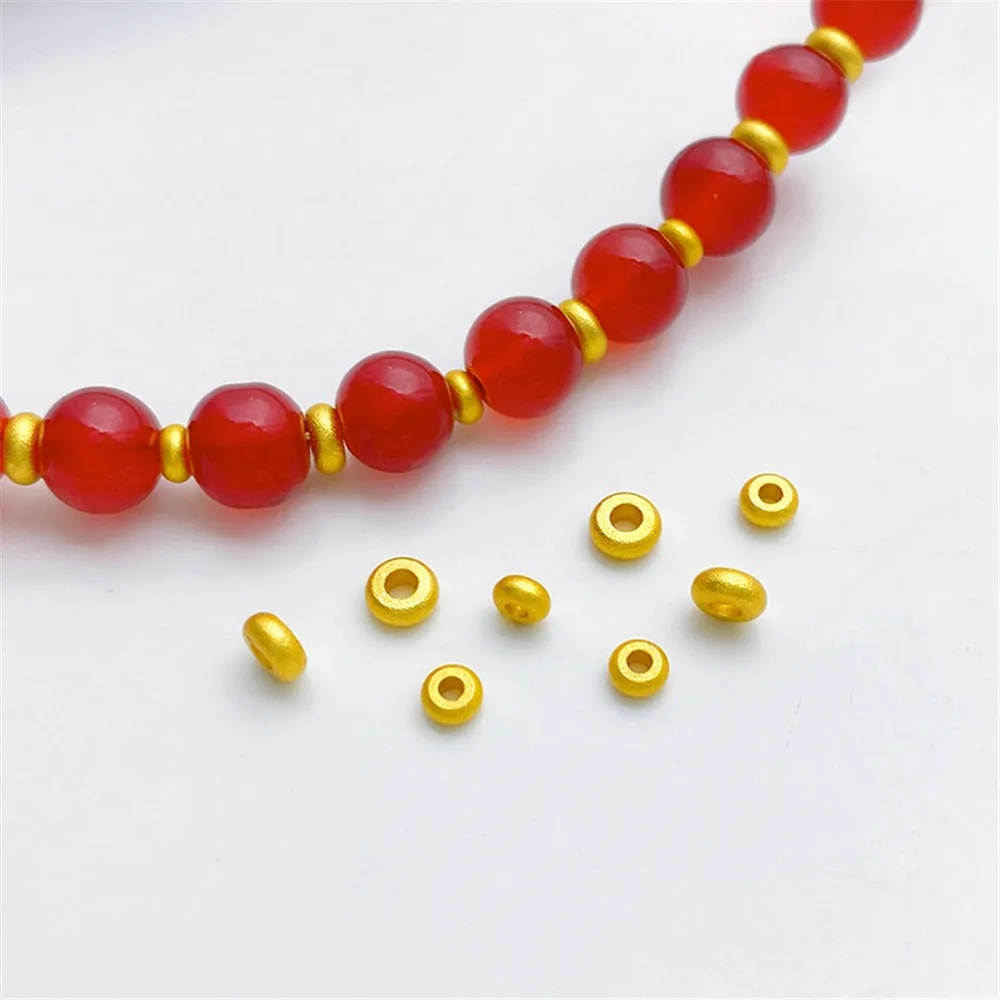 Sand Gold Matte Flywheel Beads Round Spacer Loose Beads Handmade DIY Bracelet Necklace Jewelry Bead Spacer Material Accessories
Sand Gold Matte Flywheel Beads Round Spacer Loose Beads Handmade DIY Bracelet Necklace Jewelry Bead Spacer Material Accessories