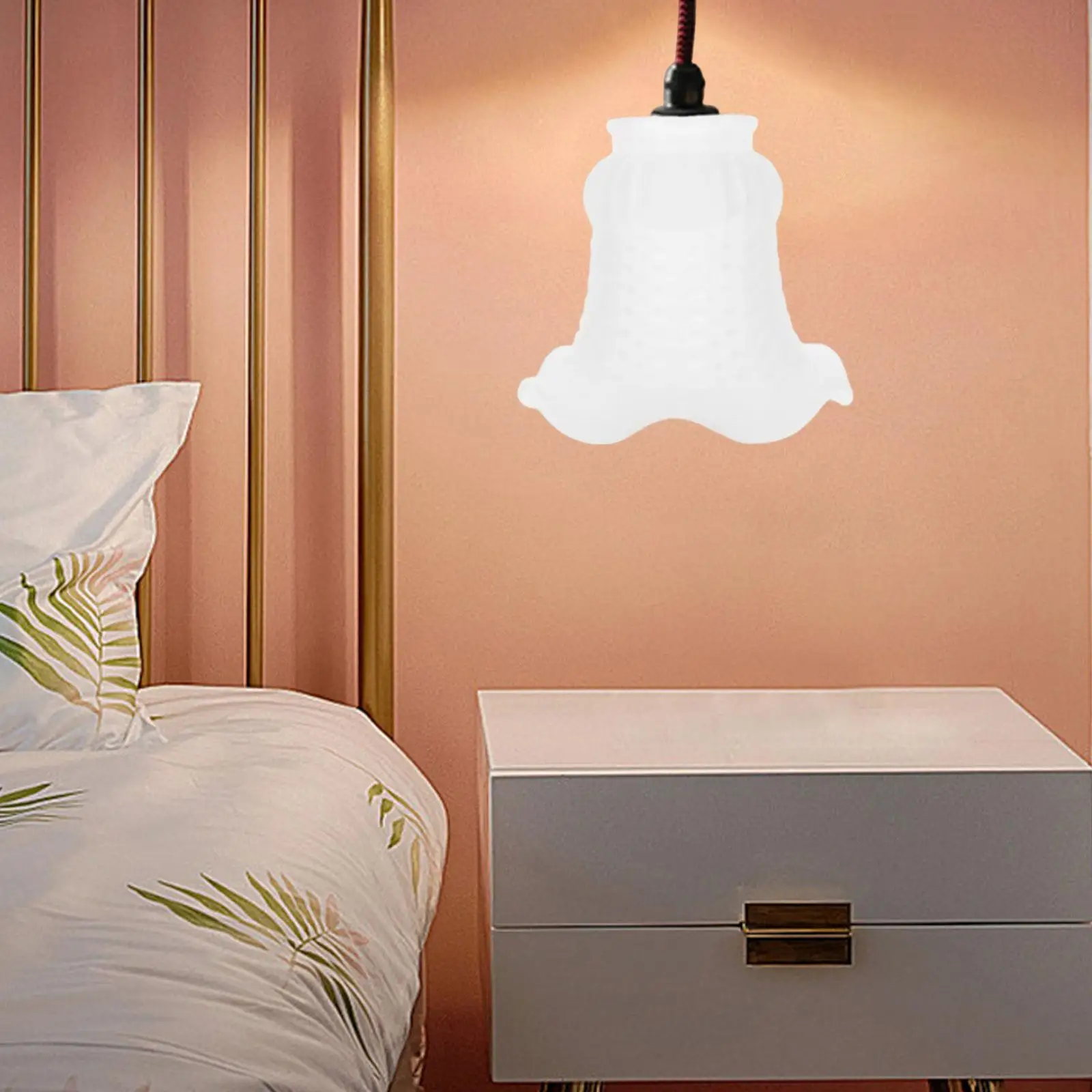 Frosted Glass Pendant Lampshade Modern Light Cover E27 Replacement Lighting Shade for Bedroom Living Room Decor
Frosted Glass Pendant Lampshade Modern Light Cover E27 Replacement Lighting Shade for Bedroom Living Room Decor