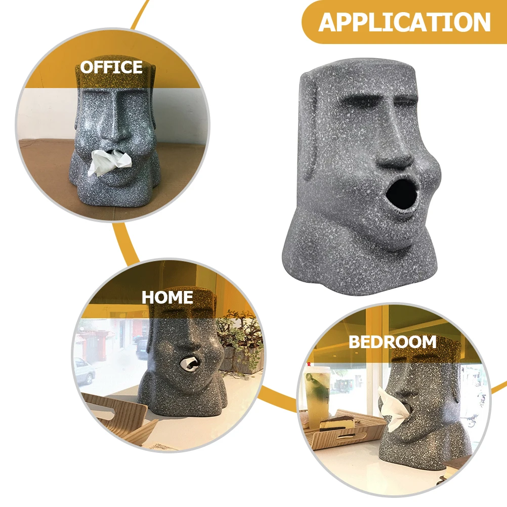 Moai Design Paper Towel Dispenser Home Decor Desk Napkin Paper Towel Dispenser Box Napkin Box For Bedroom Living Room
Moai Design Paper Towel Dispenser Home Decor Desk Napkin Paper Towel Dispenser Box Napkin Box For Bedroom Living Room