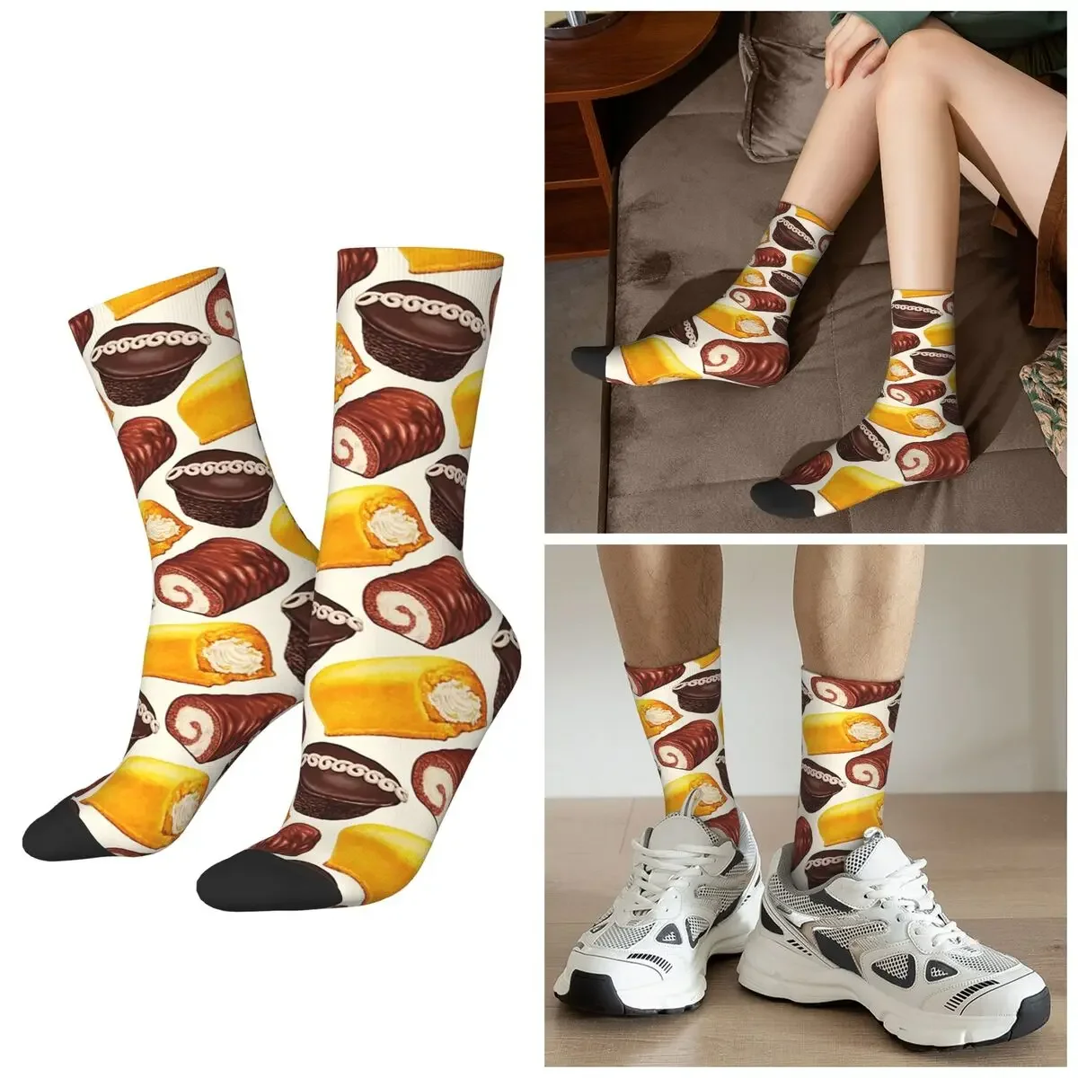 Всесезонные носки с рисунком американских закусок, торт, Harajuku, спортивные носки средней длины, мягкие чулки в стиле хип-хоп для мужчин, женщин, Рождество
Всесезонные носки с рисунком американских закусок, торт, Harajuku, спортивные носки средней длины, мягкие чулки в стиле хип-хоп для мужчин, женщин, Рождество