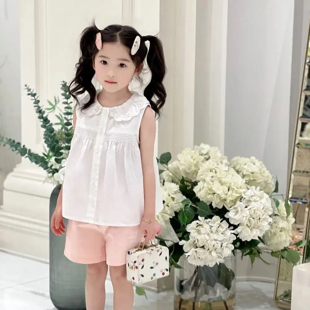 kids girls clothes baby clothes Cute collar Hand embroidered white top Sweet girl doll shirt
kids girls clothes baby clothes Cute collar Hand embroidered white top Sweet girl doll shirt