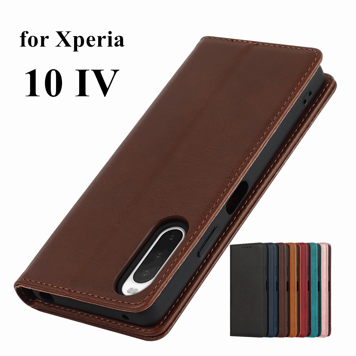 Кожаный чехол премиум-класса для Sony Xperia 10 IV/10 III/10 II, кобура с магнитным притяжением, откидная крышка, чехол-кошелек, чехол-кошелек, чехол Fundas Cuque
Кожаный чехол премиум-класса для Sony Xperia 10 IV/10 III/10 II, кобура с магнитным притяжением, откидная крышка, чехол-кошелек, чехол-кошелек, чехол Fundas Cuque