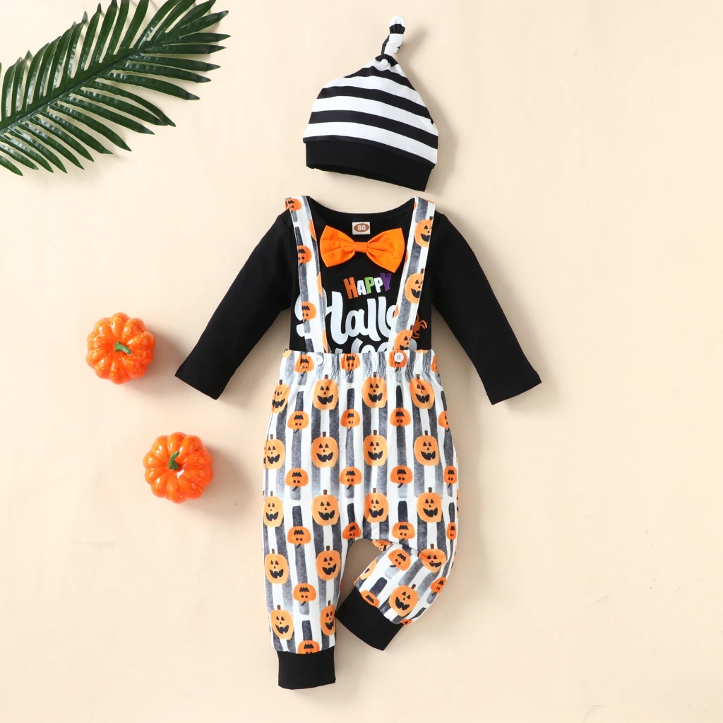 2024 Halloween Baby Clothing Set Autumn and Winter long Sleeve Shirt + Overall 3Pcs Baby Suit Baby Clothes Boy and girl Outfit
2024 Halloween Baby Clothing Set Autumn and Winter long Sleeve Shirt + Overall 3Pcs Baby Suit Baby Clothes Boy and girl Outfit