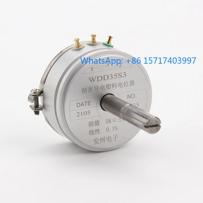 WDD35S-3 potentiometer WDD35S3 angle sensor 1K5K10K accuracy 0.1%
WDD35S-3 potentiometer WDD35S3 angle sensor 1K5K10K accuracy 0.1%