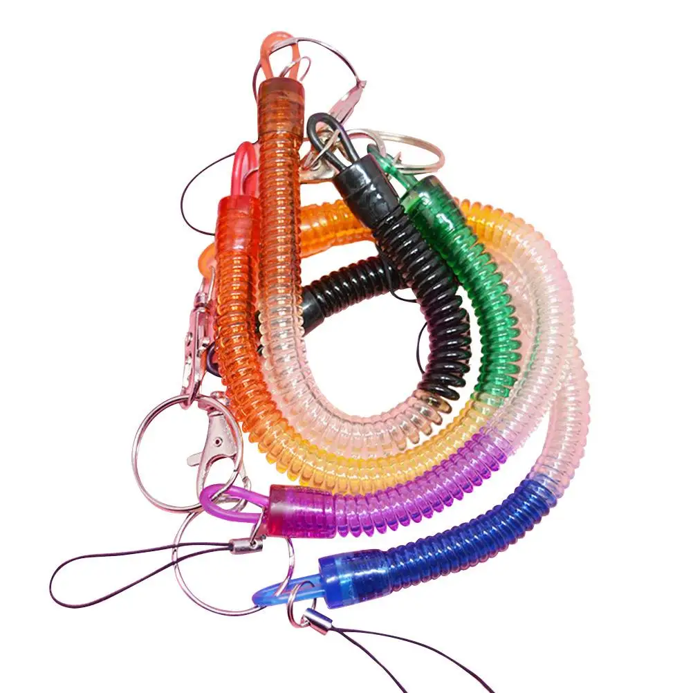 4 Pcs Elastic Spring Coil Keychain Durable PVC Cord Key Ring Holder Stretchy Lobster Clip Anti Lost Wrist Strap Climbing Camping
4 Pcs Elastic Spring Coil Keychain Durable PVC Cord Key Ring Holder Stretchy Lobster Clip Anti Lost Wrist Strap Climbing Camping