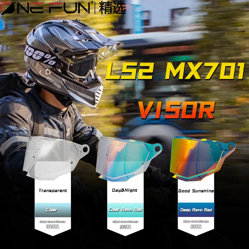 For LS2 MX701 Adventure Motorcycle Helmet Visor Day Night Use Photochromic Lens HD Anti-Shatter Anti Fog UV Protection
For LS2 MX701 Adventure Motorcycle Helmet Visor Day Night Use Photochromic Lens HD Anti-Shatter Anti Fog UV Protection