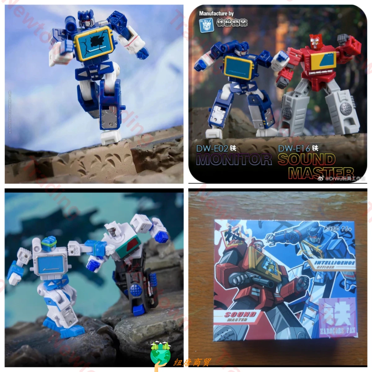 48-часовая доставка DR. WU DW-E02D DW-E16D DW-E02M DW-E16M Мини-фигурка Blaster Soundwave с коробкой
48-часовая доставка DR. WU DW-E02D DW-E16D DW-E02M DW-E16M Мини-фигурка Blaster Soundwave с коробкой