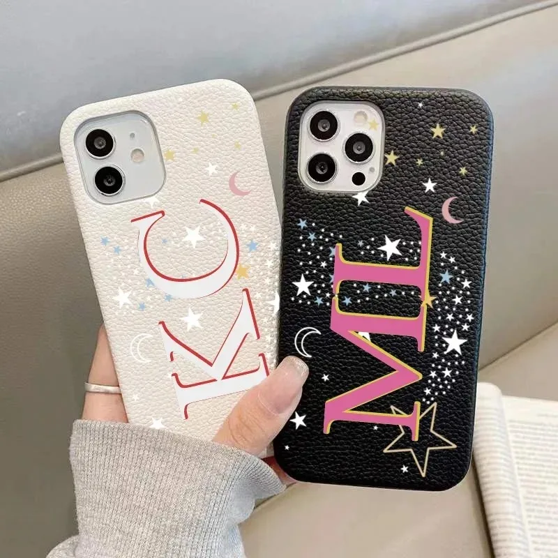 Personalise Name Initial Letters Leather PU Soft Case For Iphone 16 15 14 13 Pro Xs Max 12 Mini 11 XR 7 8 Plus SE Luxury Covers
Personalise Name Initial Letters Leather PU Soft Case For Iphone 16 15 14 13 Pro Xs Max 12 Mini 11 XR 7 8 Plus SE Luxury Covers