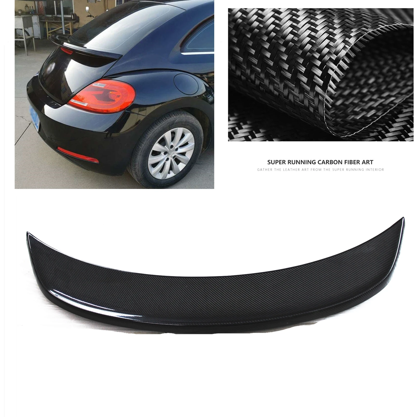 Rear Trunk Lid Spoiler Wing For Volkswagen Beetle 2011-2019 Real Carbon Fiber Car Tailgate Window Trim Decklid Flap Splitter Lip
Rear Trunk Lid Spoiler Wing For Volkswagen Beetle 2011-2019 Real Carbon Fiber Car Tailgate Window Trim Decklid Flap Splitter Lip