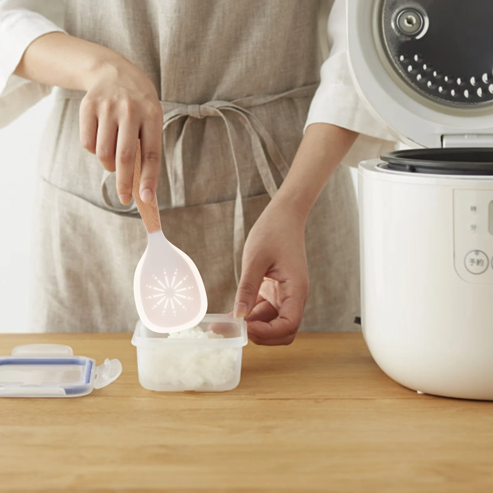 Silicone Rice Spoon Detachable Suction Cups Ceramic Serving Spoons Cooking Utensils Cute Scooper Wood Bamboo Paddle
Silicone Rice Spoon Detachable Suction Cups Ceramic Serving Spoons Cooking Utensils Cute Scooper Wood Bamboo Paddle