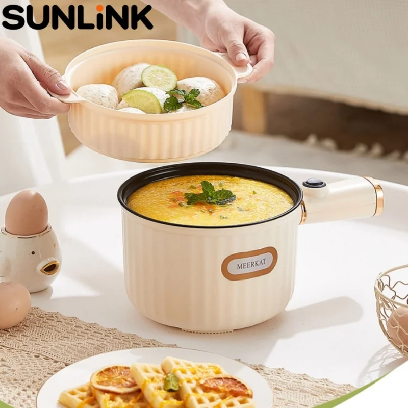 1PC 1.6L Mini Electric Rice Cooker Double-layer with steamer 220V Only Non-Stick Hot Pot with Handle for Dorm Home Office
1PC 1.6L Mini Electric Rice Cooker Double-layer with steamer 220V Only Non-Stick Hot Pot with Handle for Dorm Home Office