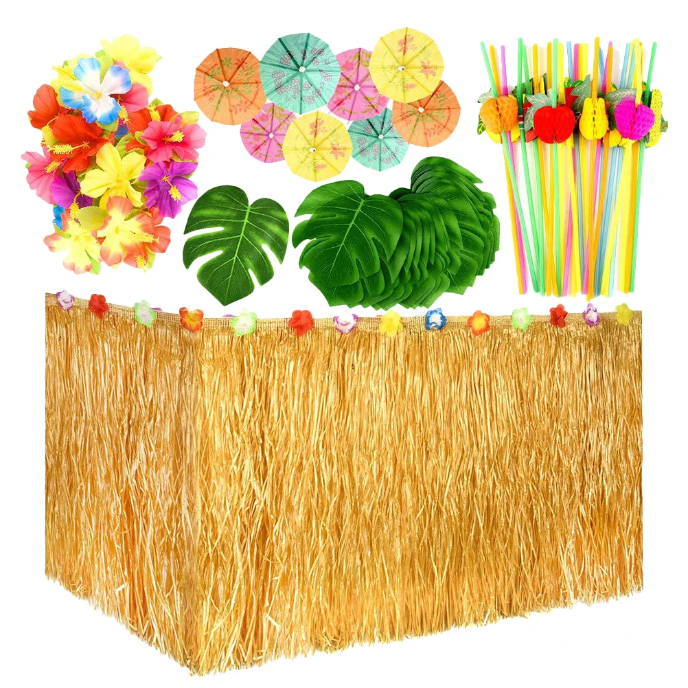 1 set Table Skirt Decorations Paper Luau Grass Hawaiian Party Theme Make up Skirts Flowers Banquet Supplies Decor Kitchen Bar
1 set Table Skirt Decorations Paper Luau Grass Hawaiian Party Theme Make up Skirts Flowers Banquet Supplies Decor Kitchen Bar